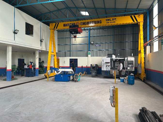 Assembly Shop with 10T Gantry Crane
